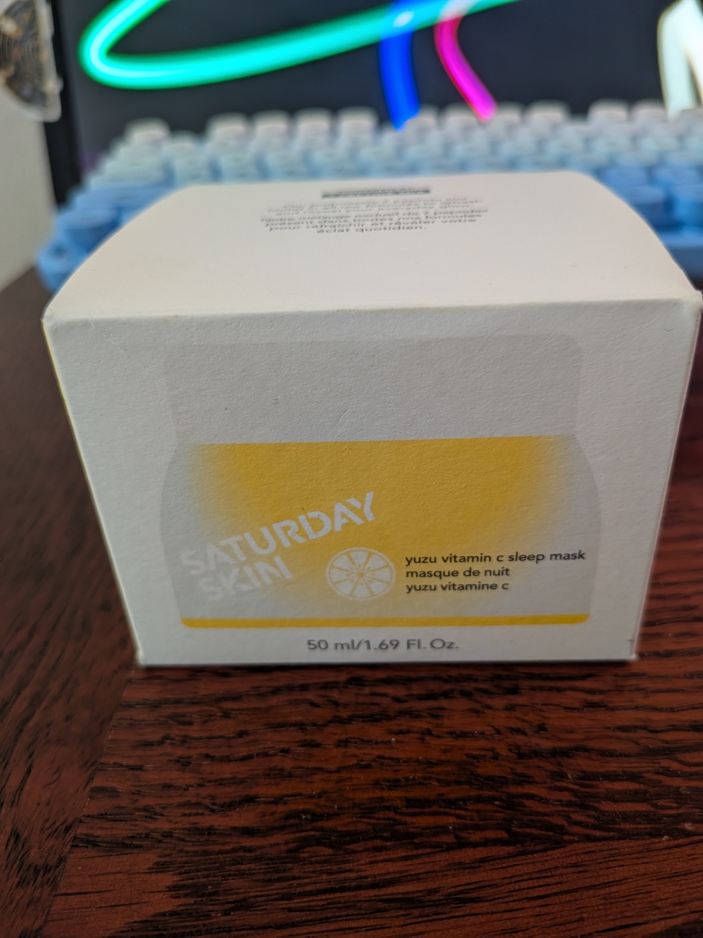 Saturday Skin Yuzu Vitamin C Sleep Mask — Yellow